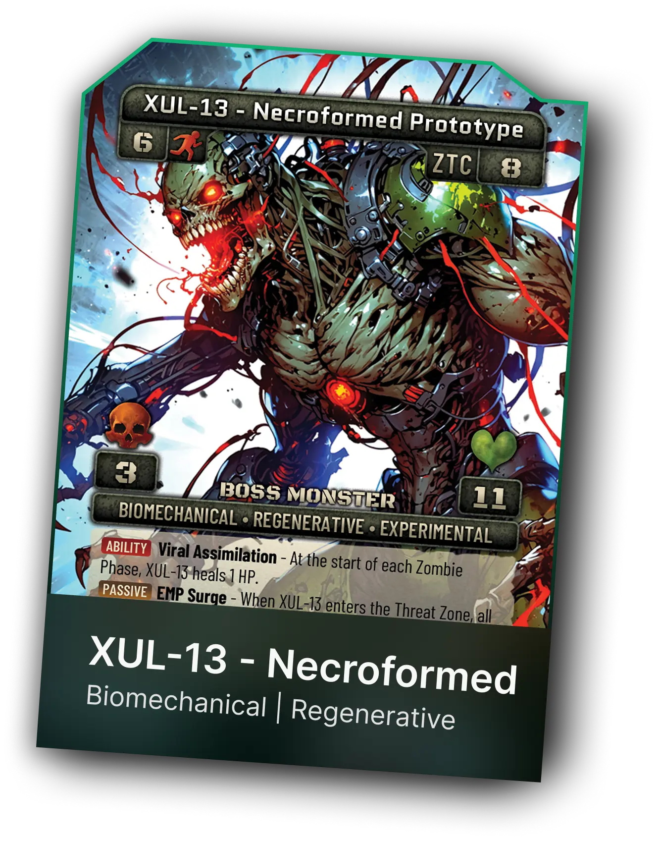 Zombie showcase card 4